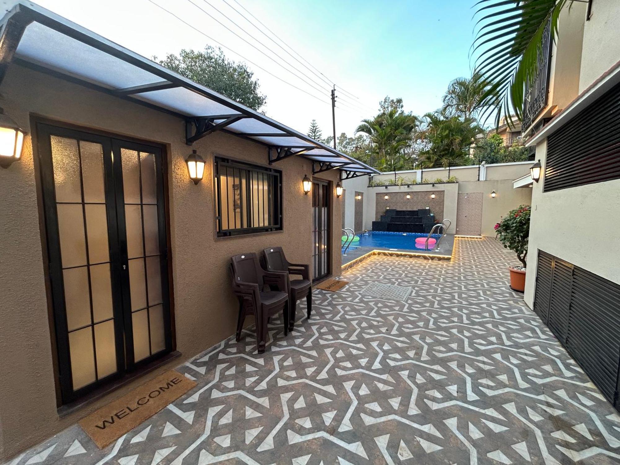 Al Barakah 5 Bhk Private Swimming Pool Villa パンチガニ エクステリア 写真